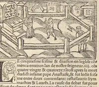 Picture 12 of 28 from Le promptuaire des conciles de leglise catholique, auec les scismes & la differe[n]ce diceulx (1533), leaf 42