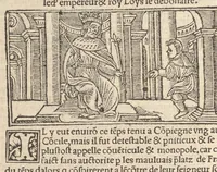 An illustration from Le promptuaire des conciles de leglise catholique, auec les scismes & la differe[n]ce diceulx (1533)