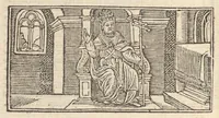 An illustration from Le promptuaire des conciles de leglise catholique, auec les scismes & la differe[n]ce diceulx (1533)