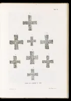 An illustration from Commenti sopra suppellettili sacre di argento ed oro appartenute ai primissimi secoli della chiesa : pubblicati gia il 1o gennaio 1888 pel faustissimo giorno del sacerdotale giubileo di papa Leone XIII e dedicati ai cultori di archeologia cristiana (1890)