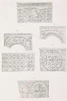 An illustration from Commenti sopra suppellettili sacre di argento ed oro appartenute ai primissimi secoli della chiesa : pubblicati gia il 1o gennaio 1888 pel faustissimo giorno del sacerdotale giubileo di papa Leone XIII e dedicati ai cultori di archeologia cristiana (1890)