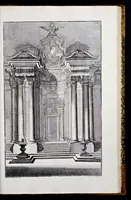 An illustration from Perspectiva pes picturae, das ist, Kurtze und leichte Verfassung der practicabelsten Regul, zur perspectivischen Zeichnüngs-Künst ... (1719)