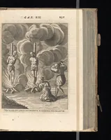 An illustration from De Christianis apud Iaponios Triumphis, siue, De grauissima ibidem contra Christi fidem persecutione exorta anno MDCXII usq[ue] ad annum MDCXX. libri quinq[ue] : in annos totidem summa cum fide ex annuis Societatis Iesu litteris continua historiae serie distributi (1623)