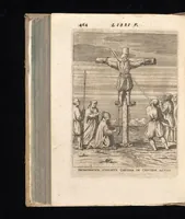 An illustration from De Christianis apud Iaponios Triumphis, siue, De grauissima ibidem contra Christi fidem persecutione exorta anno MDCXII usq[ue] ad annum MDCXX. libri quinq[ue] : in annos totidem summa cum fide ex annuis Societatis Iesu litteris continua historiae serie distributi (1623)