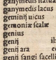 Picture 2 of 3 from Pomponij Laeti De antiquitatibus urbis Romae libellus longè utilissimus. Topographiae ueteris Romae Io. Bartholomaei Marliani Patricij Mediolanensis, epitome, nunc primum in lucem edita. P. Victoris De urbis Romae regionibus & locis libellus : rerum ac uerborum in hisce omnibus memorabilium index (1538), leaf 17