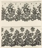 An illustration from Les dentelles à la main: dentelles aux fuseaux--dentelles à l'aiguille--dentelles à points mélangés; 135 planches, accompagnées de légendes et précédées de descriptions détaillées des différents points (1906)