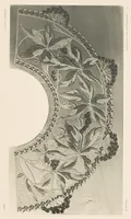 An illustration from Les dentelles à la main: dentelles aux fuseaux--dentelles à l'aiguille--dentelles à points mélangés; 135 planches, accompagnées de légendes et précédées de descriptions détaillées des différents points (1906)