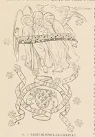 An illustration from Les peintures murales du Moyen Age & de la Renaissance en Forez (1900)
