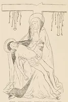 An illustration from Les peintures murales du Moyen Age & de la Renaissance en Forez (1900)