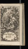 An illustration from Vernünfftige Gemühts-Beruhigung, oder, Kurze Lehr-Sätze wie die Begierden bey allen Begebenheiten vernünfftig und wol zu regieren, und die wahre Zufriedenheit zu befördern (1684)