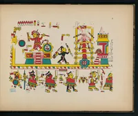 An illustration from Antiquités mexicaines. Ier fascicule, Le manuscrit du cacique (1891)