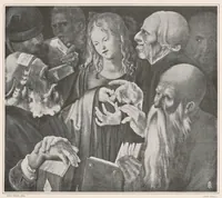 Picture 8 of 14 from Les saints évangiles : illustrations d'apres les maitres des XIVe, XVe, & XVIe siècles (1899), leaf 143