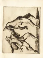 An illustration from L'academie de l'admirable art de la lutte : montrant d'une maniere très exacte non seulement la force extraordinaire de l'homme, mais aussi les mouvemens merveilleux, l'usage singulier, & les souplesses des principales parties ou membres du corps humain : avec une instruction claire & familiaire, comment on peut en toutes les occasions repousser sûrement & adroitement toutes sortes d'insultes & d'attaques