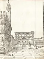 An illustration from Alcvne composizioni di diversi avtori in lode del ritratto della Sabina. Scolpito in marmo dall'eccellentissimo m. Giouanni Bologna, posto nella piazza del serenissimo gran duca di Toscana (1583)