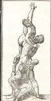 An illustration from Alcvne composizioni di diversi avtori in lode del ritratto della Sabina. Scolpito in marmo dall'eccellentissimo m. Giouanni Bologna, posto nella piazza del serenissimo gran duca di Toscana (1583)