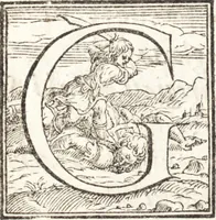 An illustration from Alcvne composizioni di diversi avtori in lode del ritratto della Sabina. Scolpito in marmo dall'eccellentissimo m. Giouanni Bologna, posto nella piazza del serenissimo gran duca di Toscana (1583)