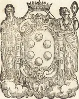An illustration from Alcvne composizioni di diversi avtori in lode del ritratto della Sabina. Scolpito in marmo dall'eccellentissimo m. Giouanni Bologna, posto nella piazza del serenissimo gran duca di Toscana (1583)