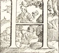 An illustration from Alcvne composizioni di diversi avtori in lode del ritratto della Sabina. Scolpito in marmo dall'eccellentissimo m. Giouanni Bologna, posto nella piazza del serenissimo gran duca di Toscana (1583)