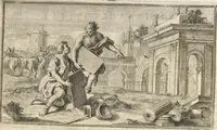 An illustration from Alexii Symmachi Mazochii Neapolit. ecclesiae canonici, regii sacrae scripturae interpretis Commentariorvm in Regii Hercvlanensis Mvsei aeneas Tabvlas heracleenses pars I[-II] .. (1754)