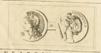 An illustration from Alexii Symmachi Mazochii Neapolit. ecclesiae canonici, regii sacrae scripturae interpretis Commentariorvm in Regii Hercvlanensis Mvsei aeneas Tabvlas heracleenses pars I[-II] .. (1754)