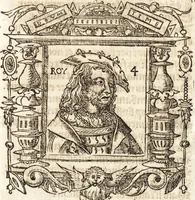 Picture 13 of 65 from Les anciennes et modernes genealogies des roys de France et mesment du roy Pharamond : auec leurs epitaphes et effigies .. (1527), leaf 138