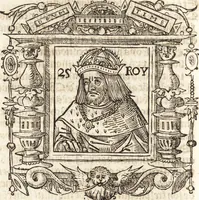Picture 34 of 65 from Les anciennes et modernes genealogies des roys de France et mesment du roy Pharamond : auec leurs epitaphes et effigies .. (1527), leaf 207