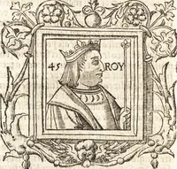 Picture 53 of 65 from Les anciennes et modernes genealogies des roys de France et mesment du roy Pharamond : auec leurs epitaphes et effigies .. (1527), leaf 281