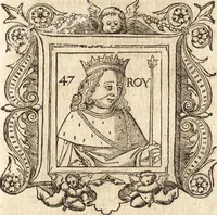 Picture 55 of 65 from Les anciennes et modernes genealogies des roys de France et mesment du roy Pharamond : auec leurs epitaphes et effigies .. (1527), leaf 288