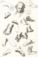 Picture 15 of 34 from Ars pictoria : or, An academy treating of drawing, painting, limning and etching : to which are added thirty copper plates expressing the choicest, nearest, and most exact grounds and rules of symmetry (1669), leaf 148