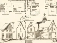Picture 70 of 75 from Artistic dwellings : giving views, floor plans and estimates of cost of many house and cottage designs, costing from $600 up, designed and selected with especial reference to economy in building and convenience of arrangement (1893), leaf 118