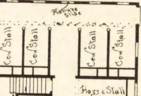 An illustration from Artistic dwellings : giving views, floor plans and estimates of cost of many house and cottage designs, costing from $600 up, designed and selected with especial reference to economy in building and convenience of arrangement (1893)