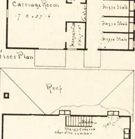 An illustration from Artistic dwellings : giving views, floor plans and estimates of cost of many house and cottage designs, costing from $600 up, designed and selected with especial reference to economy in building and convenience of arrangement (1893)