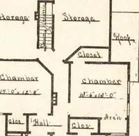 An illustration from Artistic dwellings : giving views, floor plans and estimates of cost of many house and cottage designs, costing from $600 up, designed and selected with especial reference to economy in building and convenience of arrangement (1893)