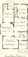 An illustration from Artistic dwellings : giving views, floor plans and estimates of cost of many house and cottage designs, costing from $600 up, designed and selected with especial reference to economy in building and convenience of arrangement (1893)