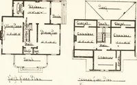 An illustration from Artistic dwellings : giving views, floor plans and estimates of cost of many house and cottage designs, costing from $600 up, designed and selected with especial reference to economy in building and convenience of arrangement (1893)