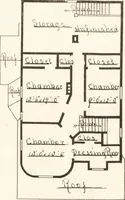 An illustration from Artistic dwellings : giving views, floor plans and estimates of cost of many house and cottage designs, costing from $600 up, designed and selected with especial reference to economy in building and convenience of arrangement (1893)