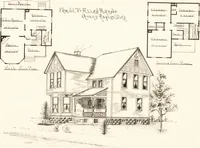 An illustration from Artistic dwellings : giving views, floor plans and estimates of cost of many house and cottage designs, costing from $600 up, designed and selected with especial reference to economy in building and convenience of arrangement (1893)