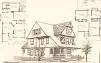An illustration from Artistic dwellings : giving views, floor plans and estimates of cost of many house and cottage designs, costing from $600 up, designed and selected with especial reference to economy in building and convenience of arrangement (1893)