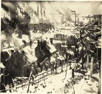 An illustration from Catalogue of an exhibition of paintings and sculpture from the Luxembourg Museum, Paris, of objects of decorative art from Mobilier National, the Gobelins and the Sèvres manufactories, of paintings, sculpture, and prints by contributing French and Belgian artists : forming the art collection exhibited by the French government at the Panama-Pacific Exposition, 1915 (1918)