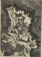 An illustration from Athanasii Kircheri è Soc. Jesu Latium, id est, Nova & parallela Latii tum veteris tum novi descriptio : qua quaecunque vel natura, vel veterum Romanorum ingenium admiranda effecit, geographico-historico-physico ratiocinio, juxta rerum gestarum, temporumque seriem exponitur & enucleatur (1671)