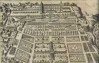 An illustration from Athanasii Kircheri è Soc. Jesu Latium, id est, Nova & parallela Latii tum veteris tum novi descriptio : qua quaecunque vel natura, vel veterum Romanorum ingenium admiranda effecit, geographico-historico-physico ratiocinio, juxta rerum gestarum, temporumque seriem exponitur & enucleatur (1671)