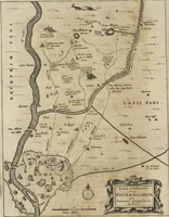 An illustration from Athanasii Kircheri è Soc. Jesu Latium, id est, Nova & parallela Latii tum veteris tum novi descriptio : qua quaecunque vel natura, vel veterum Romanorum ingenium admiranda effecit, geographico-historico-physico ratiocinio, juxta rerum gestarum, temporumque seriem exponitur & enucleatur (1671)