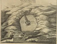 Picture 14 of 59 from Athanasii Kircheri è Soc. Jesu Latium, id est, Nova & parallela Latii tum veteris tum novi descriptio : qua quaecunque vel natura, vel veterum Romanorum ingenium admiranda effecit, geographico-historico-physico ratiocinio, juxta rerum gestarum, temporumque seriem exponitur & enucleatur (1671), leaf 82