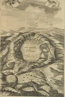 An illustration from Athanasii Kircheri è Soc. Jesu Latium, id est, Nova & parallela Latii tum veteris tum novi descriptio : qua quaecunque vel natura, vel veterum Romanorum ingenium admiranda effecit, geographico-historico-physico ratiocinio, juxta rerum gestarum, temporumque seriem exponitur & enucleatur (1671)