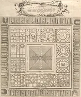 An illustration from Athanasii Kircheri e Soc. Jesu Turris Babel, sive, Archontologia qua primo priscorum post diluvium hominum vita, mores rerumque gestarum magnitudo, secundo Turris fabrica civitatumque extructio, confusio linguarum, & inde gentium transmigrationis, cum principalium inde enatorum idiomatum historiia, multiplici eruditione describunter & explicantur (1679)