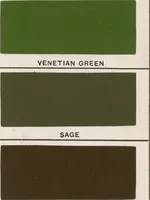 An illustration from Paint & colour mixing : a practical handbook for painters, decorators and all who have to mix coulours, containing 72 samples of paint of various colours, including the principal graining grounds, and upwards of 400 different colour mixtures, with hints on colour and paint mixing generally, testing colours, recipes for special paints, etc., etc. (1902)