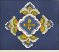 An illustration from Colour in woven design (1890)