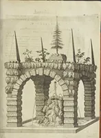 An illustration from Les raisons des forces mouuantes auec diuerses machines tant vtilles que plaisantes aus quelles sont adioints plusieurs desseings de grotes et fontaines (1615)