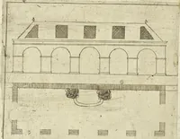 An illustration from Les raisons des forces mouuantes auec diuerses machines tant vtilles que plaisantes aus quelles sont adioints plusieurs desseings de grotes et fontaines (1615)