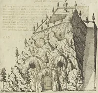 An illustration from Les raisons des forces mouuantes auec diuerses machines tant vtilles que plaisantes aus quelles sont adioints plusieurs desseings de grotes et fontaines (1615)